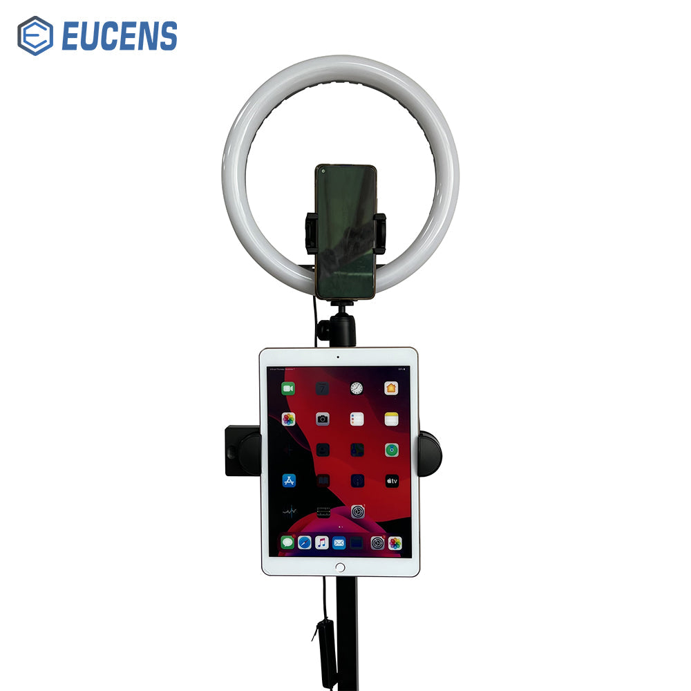Eucens Remote Control Automatic Diamond LED Glass 360 Photo booth for Parties