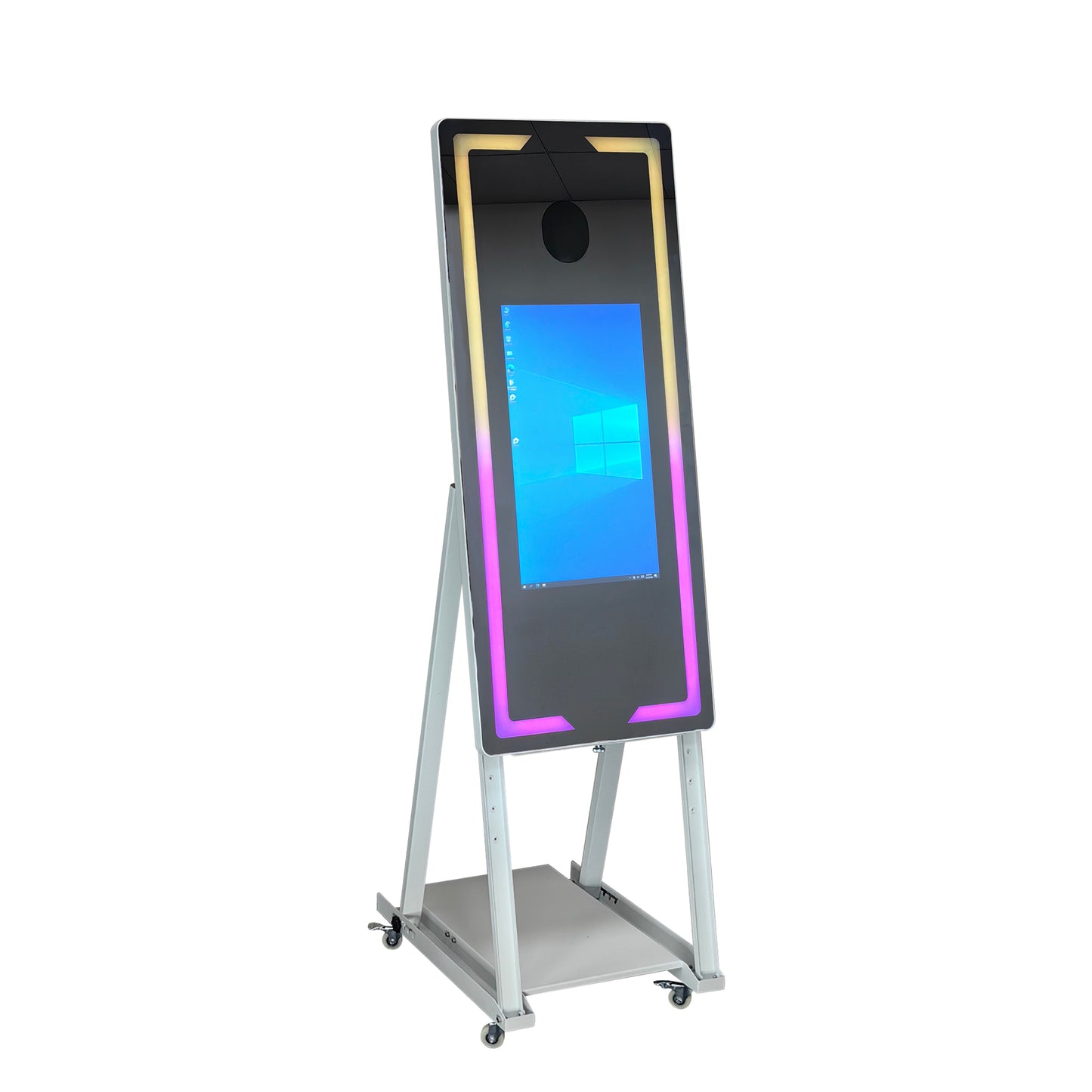 40″Touch Screen Magic Mirror Photo Booth LED Frame selfie photobooth with Flight Case