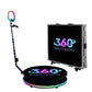 Selfie 360 photo booth with flight case, Auto Spin 360 Video Booth for Wedding/Parties