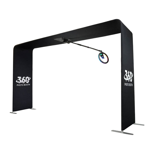 Portable Overhead 360 Photo Booth for Wedding Party Events Sky 360 Selfie Booth Top Automatic Spin with remote